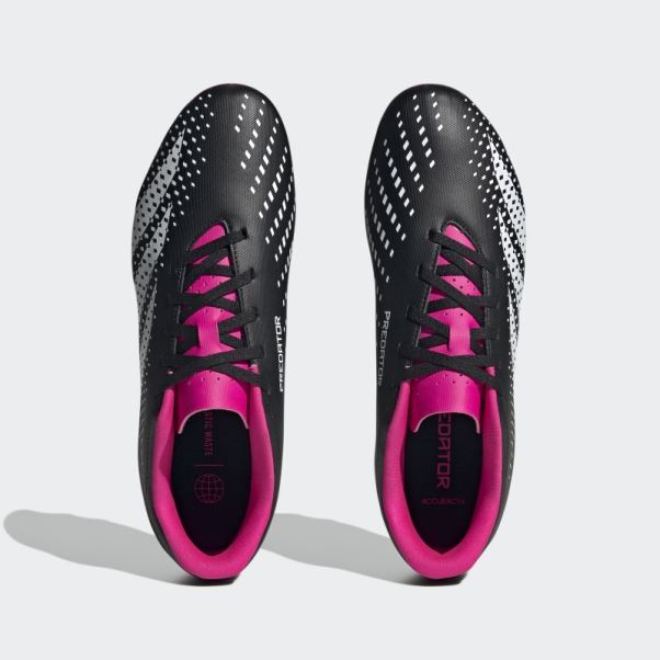 Adidas Predator Precision.4 Chaussures De Sol Souples Roses