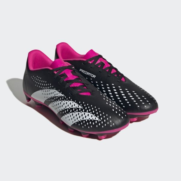 Adidas Predator Precision.4 Chaussures De Sol Souples Roses