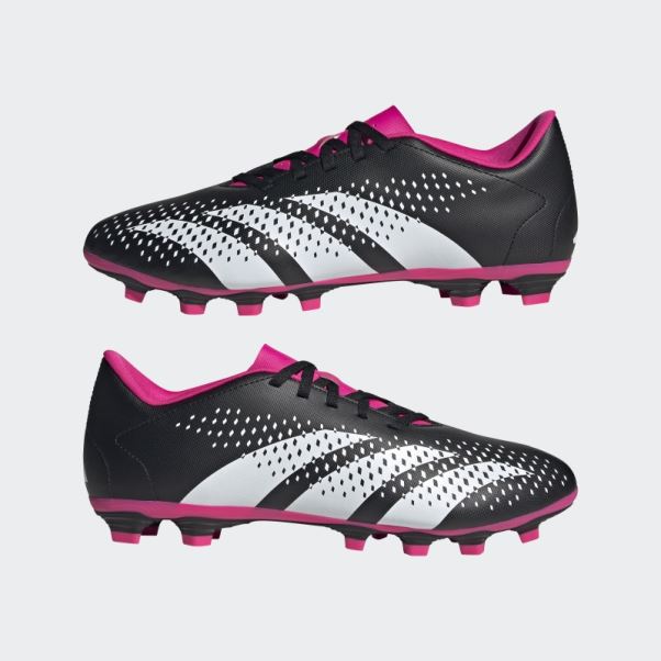 Adidas Predator Precision.4 Chaussures De Sol Souples Roses