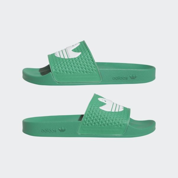 Claquettes Shmoofoil Adidas Vert Court