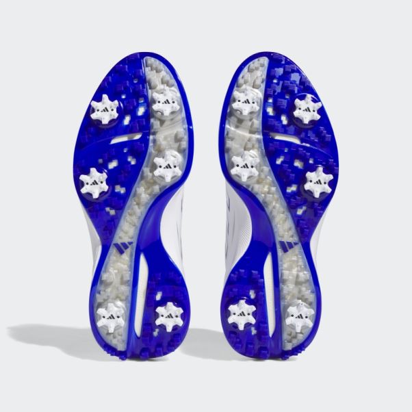 élégantes Chaussures De Golf Adidas Zg23 Argentées