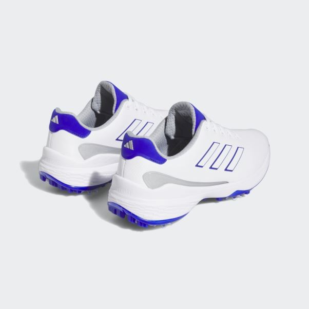 élégantes Chaussures De Golf Adidas Zg23 Argentées