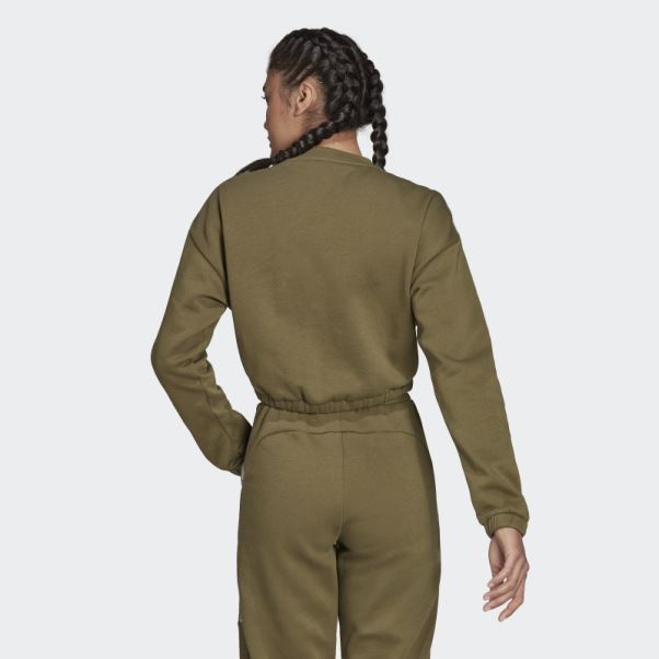Sweat Ras Du Cou Hyperglam Olive Adidas