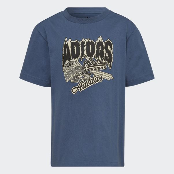 T-shirt Graphique Mode Adidas Acier