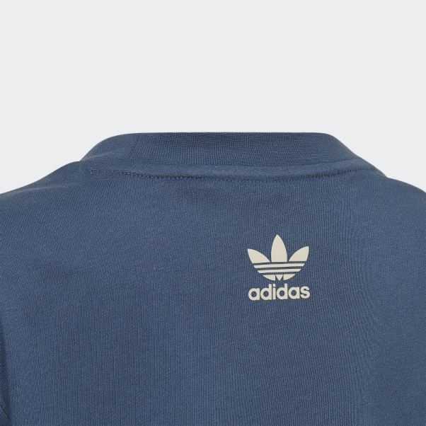 T-shirt Graphique Mode Adidas Acier