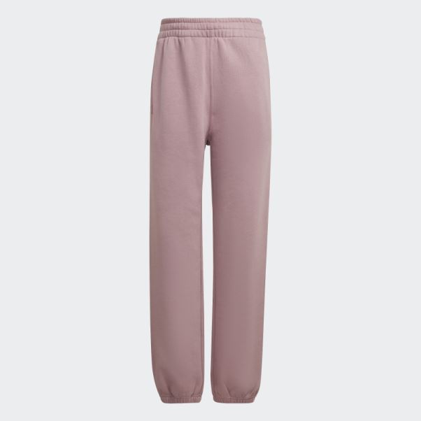 Pantalon De Jogging Adidas Adicolor Essentials Violet En Polaire