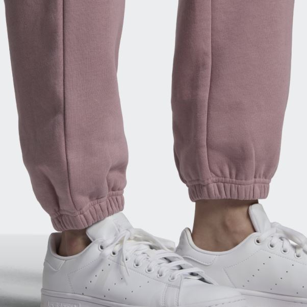 Pantalon De Jogging Adidas Adicolor Essentials Violet En Polaire
