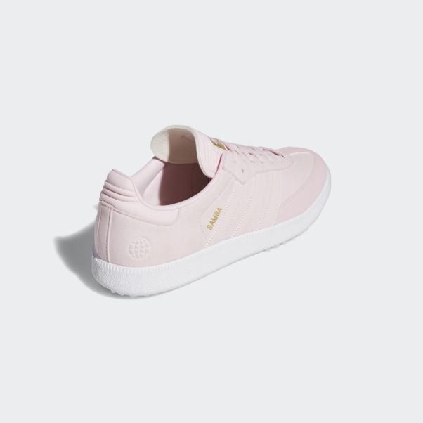 Adidas édition Spéciale Samba Chaussures De Golf Sans Crampons Rose