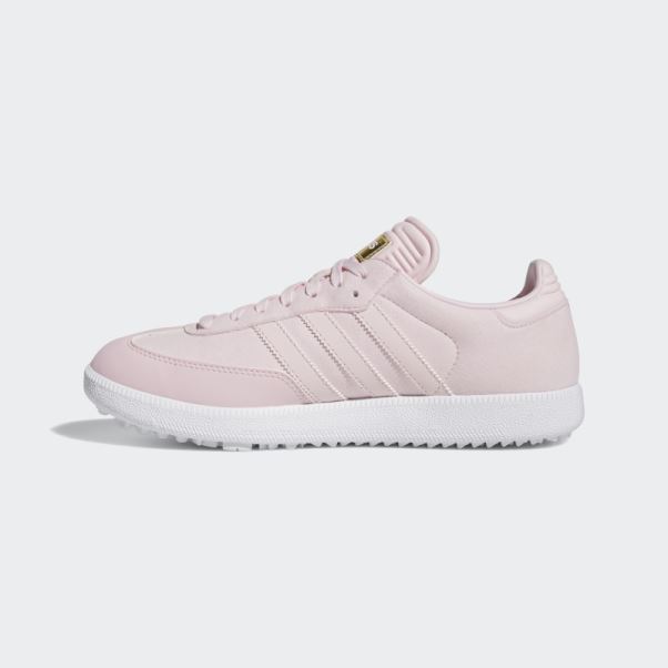 Adidas édition Spéciale Samba Chaussures De Golf Sans Crampons Rose