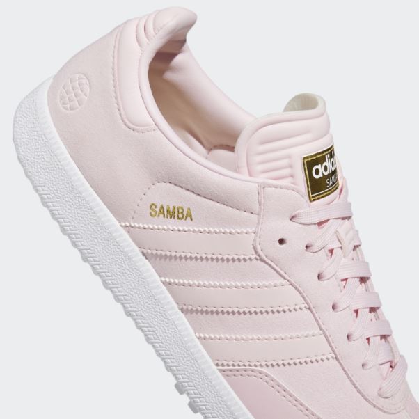 Adidas édition Spéciale Samba Chaussures De Golf Sans Crampons Rose