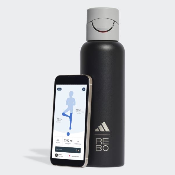 Bouteille Intelligente Adidas X Rebo Noir