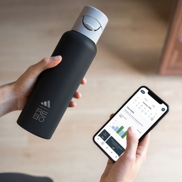 Bouteille Intelligente Adidas X Rebo Noir
