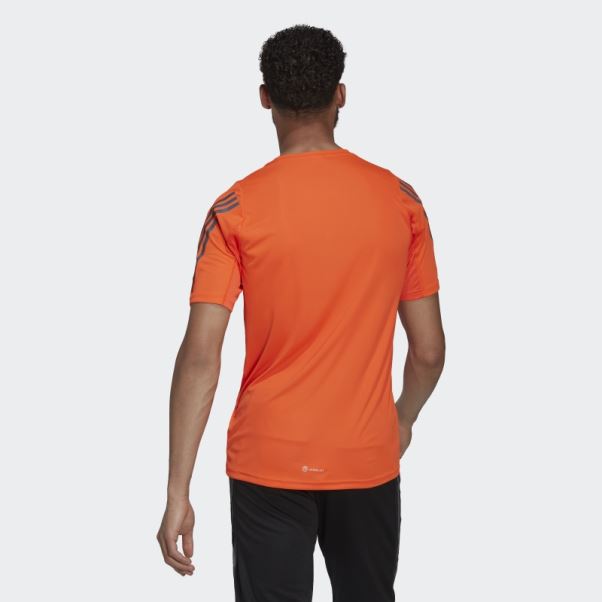 T-shirt De Course Adidas Run Icon Orange