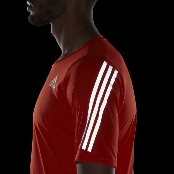 T-shirt De Course Adidas Run Icon Orange