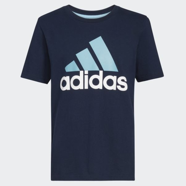 Tee Shirt Deux Tons Bos Adidas Bleu Marine