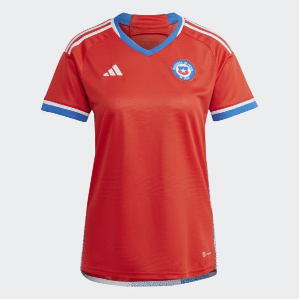 Maillot Domicile Chili 22 Adidas Rouge