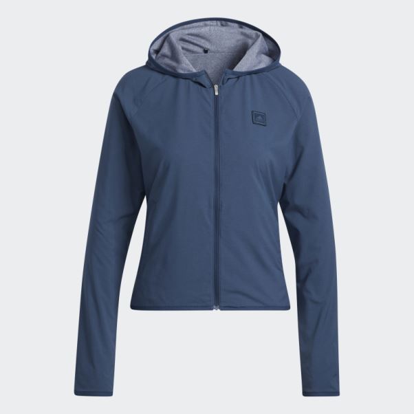 Adidas Sweat à Capuche Doublé Wind.rdy Bleu Marine