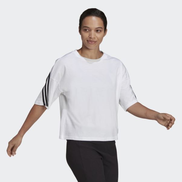 Adidas Sportswear Future Icons 3-stripes T-shirt Blanc Chaud