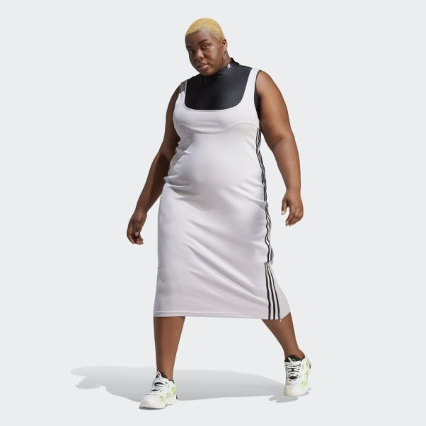 Jupe Longue Toujours Originale D'aube Argentée (taille Plus) Adidas