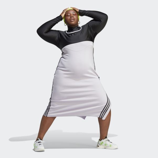 Jupe Longue Toujours Originale D'aube Argentée (taille Plus) Adidas