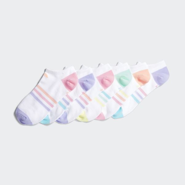Chaussettes Invisibles Superlite 6 Paires Adidas Blanc