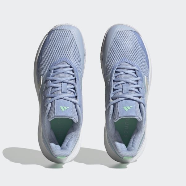 Adidas Aube Courtjam Control Chaussures De Tennis Bleu