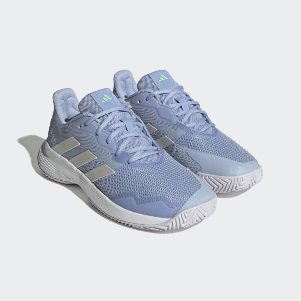 Adidas Aube Courtjam Control Chaussures De Tennis Bleu