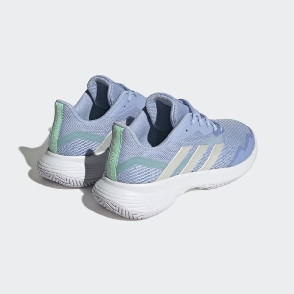 Adidas Aube Courtjam Control Chaussures De Tennis Bleu