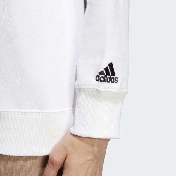Sweat Adidas Essentials Linear French Terry Blanc