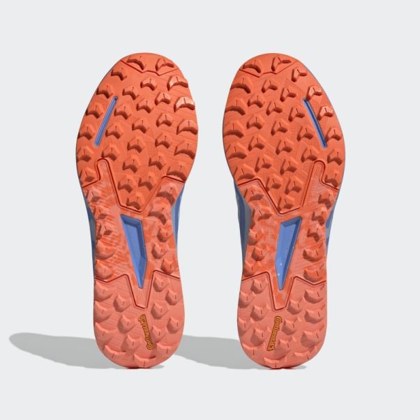 Bleu Terrex Agravic Flux Gore-tex Trail Chaussures De Course 2.0 Adidas