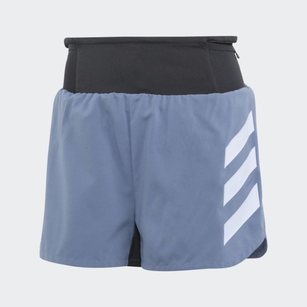 Short De Trail Running Terrex Agravic Acier Adidas