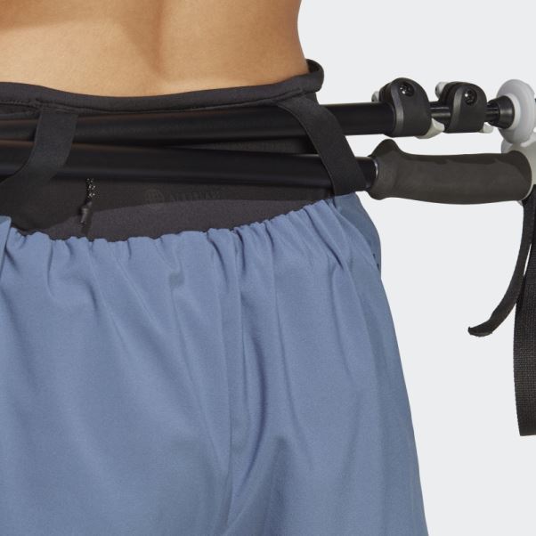 Short De Trail Running Terrex Agravic Acier Adidas