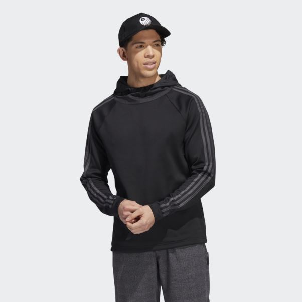 Sweat à Capuche Adidas 3-stripes Cold.rdy Noir
