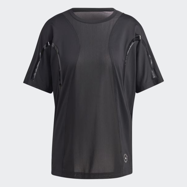 Adidas By Stella Mccartney Truepace Running Loose T-shirt Noir Mode