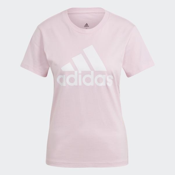 T-shirt Logo Adidas Essentials Rose