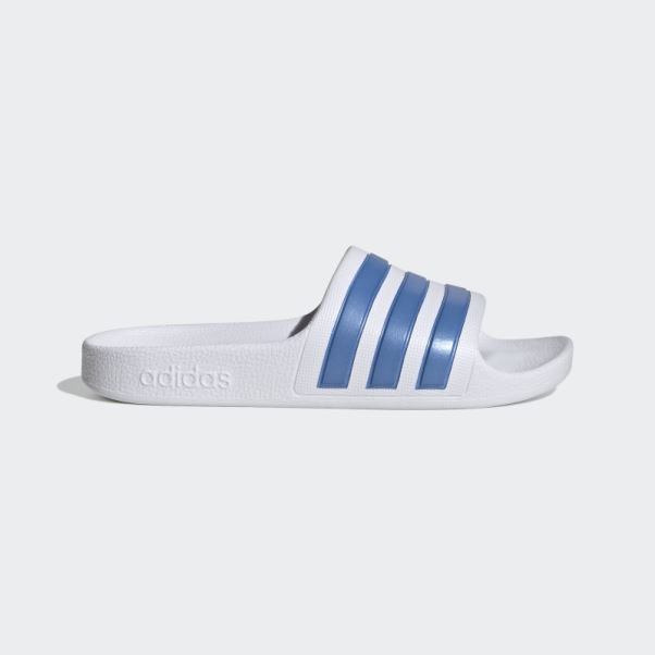 Adidas Adilette Aqua Slides Bleu Met