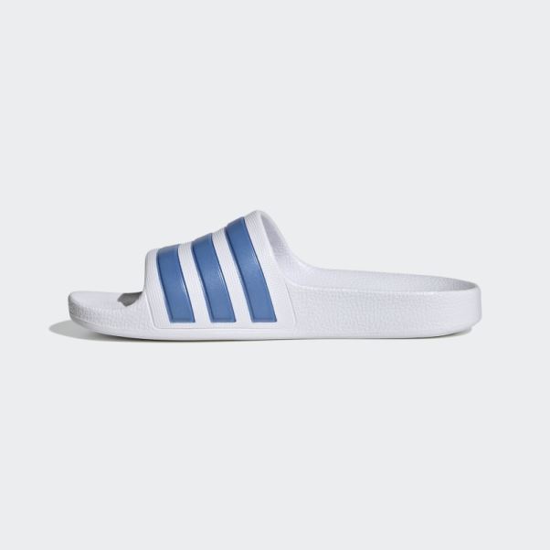 Adidas Adilette Aqua Slides Bleu Met