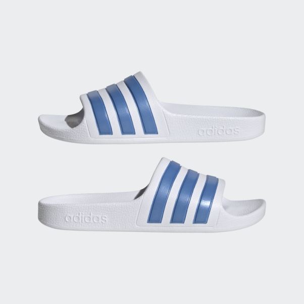 Adidas Adilette Aqua Slides Bleu Met
