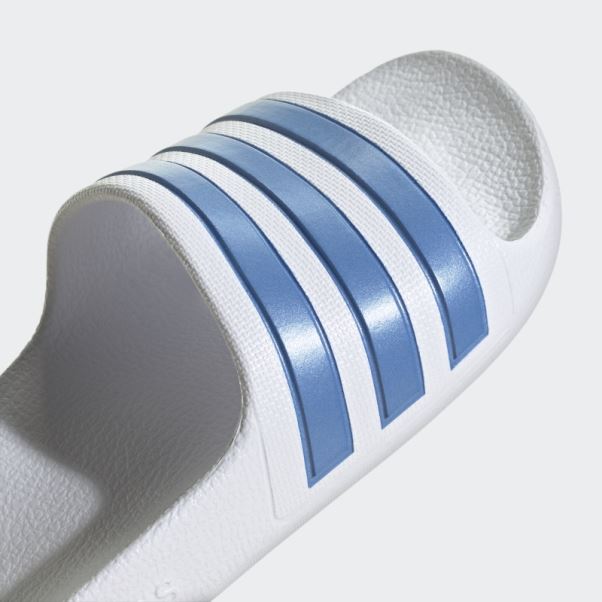 Adidas Adilette Aqua Slides Bleu Met