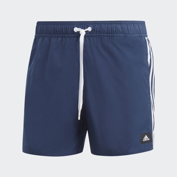 Adidas 3-stripes Clx Short De Bain Blanc