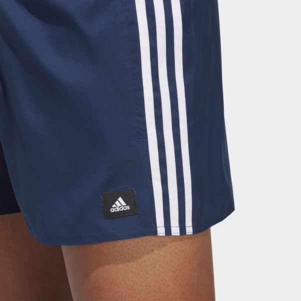Adidas 3-stripes Clx Short De Bain Blanc