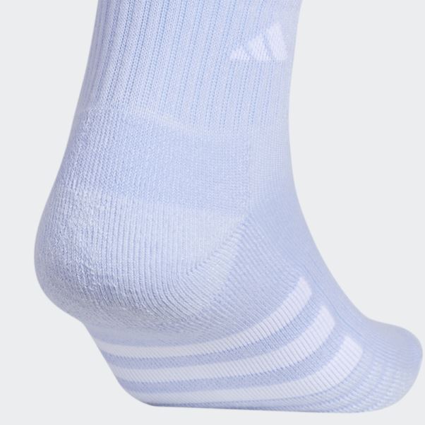 Adidas Chaussettes Matelassées Color Quarter 3 Paires Bleu Aube