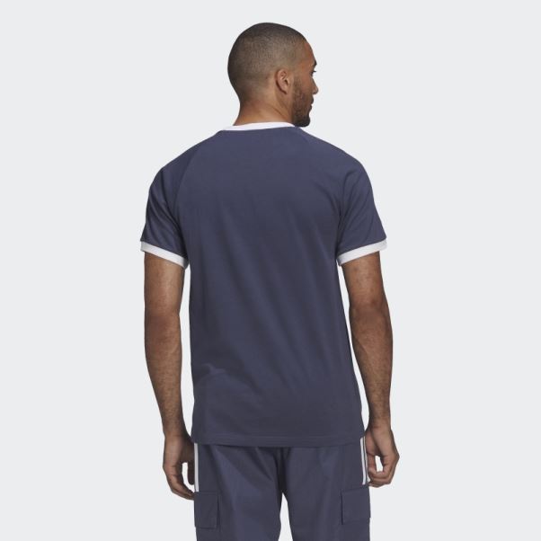 T-shirt à 3 Bandes Adicolor Classics Bleu Marine Adidas
