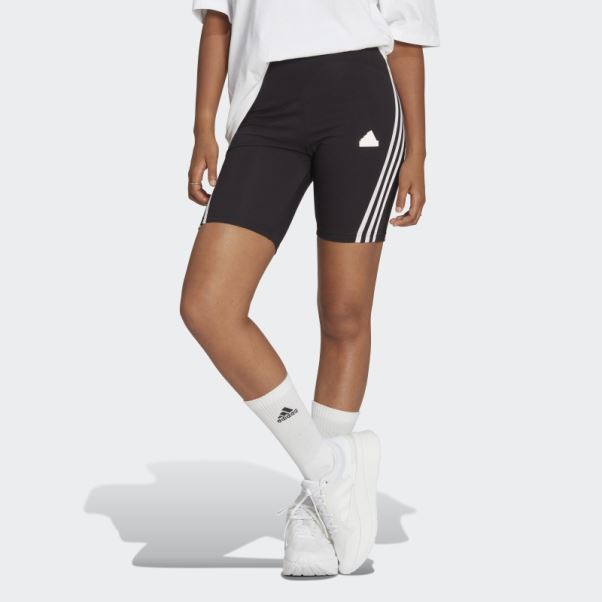 Short De Vélo à 3 Bandes Future Icons Noir Adidas