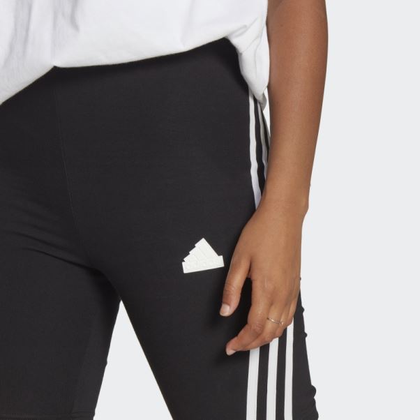 Future Icons Short De Vélo à 3 Bandes Adidas Noir