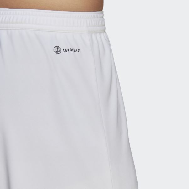 Entrada 22 Short Adidas Blanc