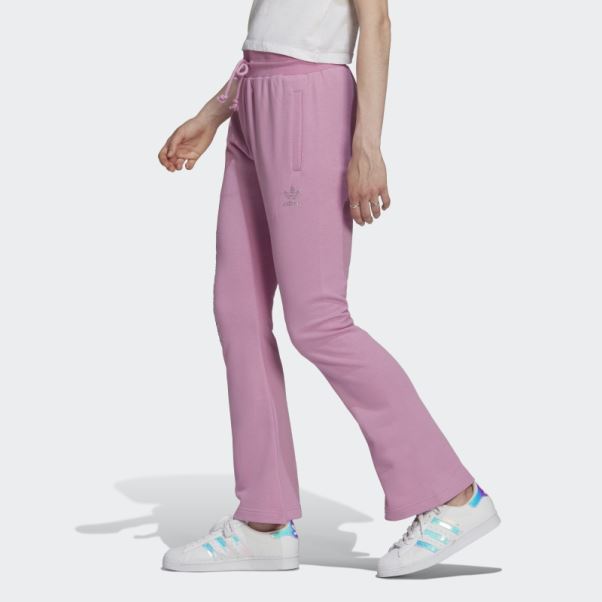 Adidas 2000 Luxe Pantalon De Survêtement à Ourlet Ouvert Orchid Fashion