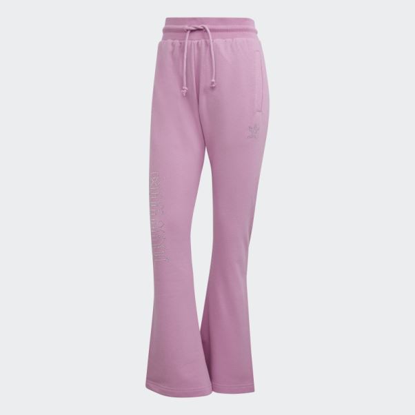Adidas 2000 Luxe Pantalon De Survêtement à Ourlet Ouvert Orchid Fashion