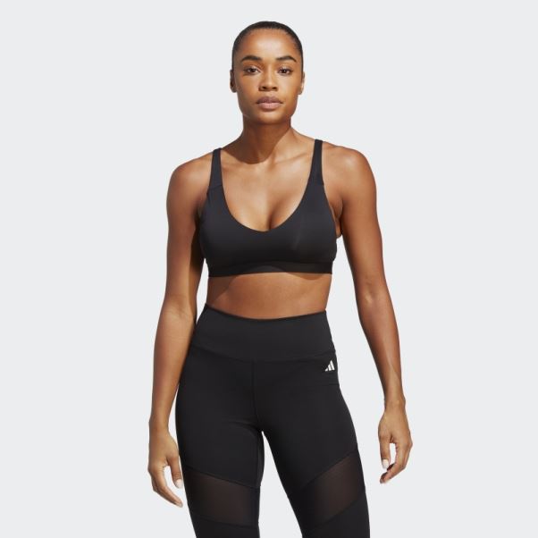 Adidas Soutien-gorge Léger D'entraînement Noir
