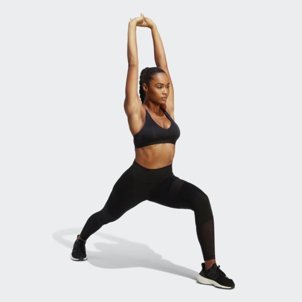 Adidas Soutien-gorge Léger D'entraînement Noir
